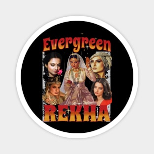 Rekha l Legend l Bollywood l Vintage l Indian actress l Bootleg l 90s style Magnet